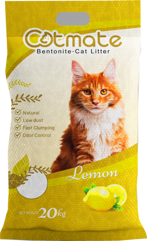 CATMATE CAT LITTER SAND 20KG - LEMON