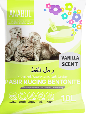 ANABUL CAT LITTER SAND 10L - VANILLA
