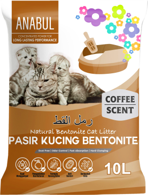 ANABUL CAT LITTER SAND 10L - COFFEE